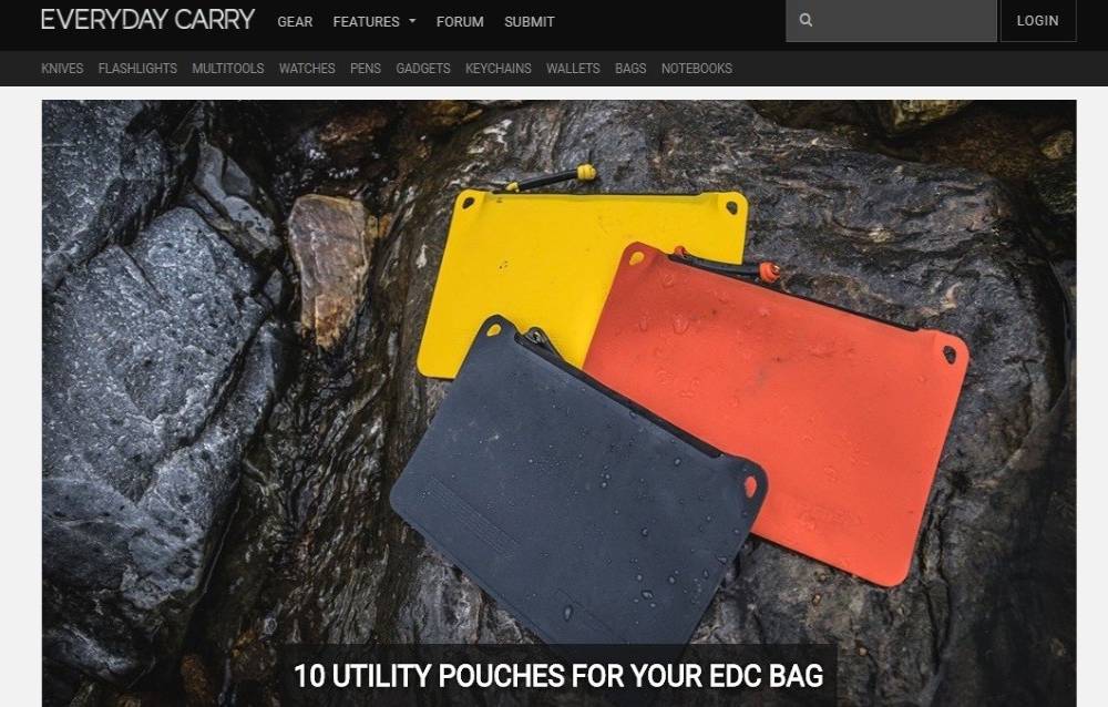 8. سایت بازاریابی افیلیت Everyday Carry
