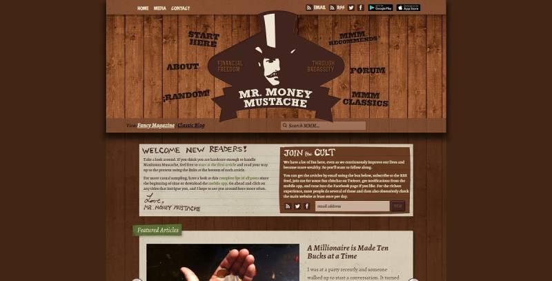 شرکت افیلیت مارکتینگ Mr. Money Moustache