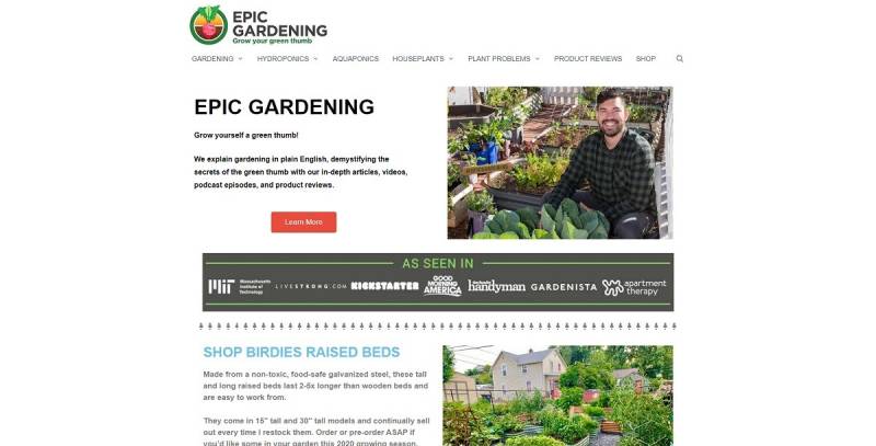 افیلیت مارکتینگ Epic Gardening