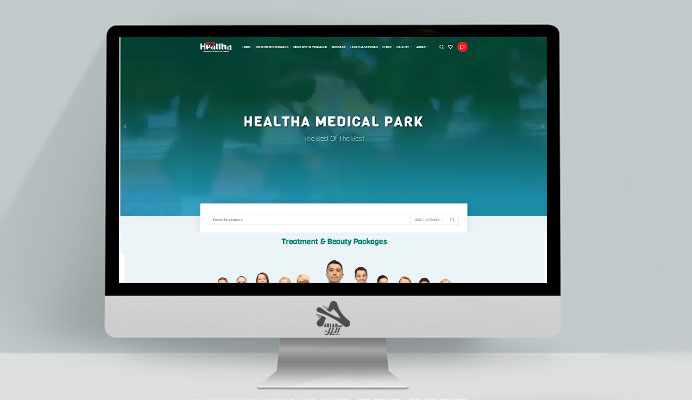 طراحی سایت Healtha